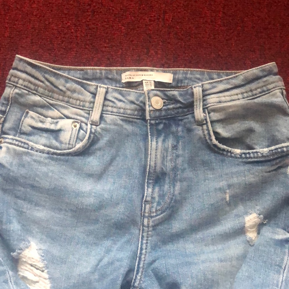 ZARA TRAFALUC distressed stretch jeans - Picture 3 of 6